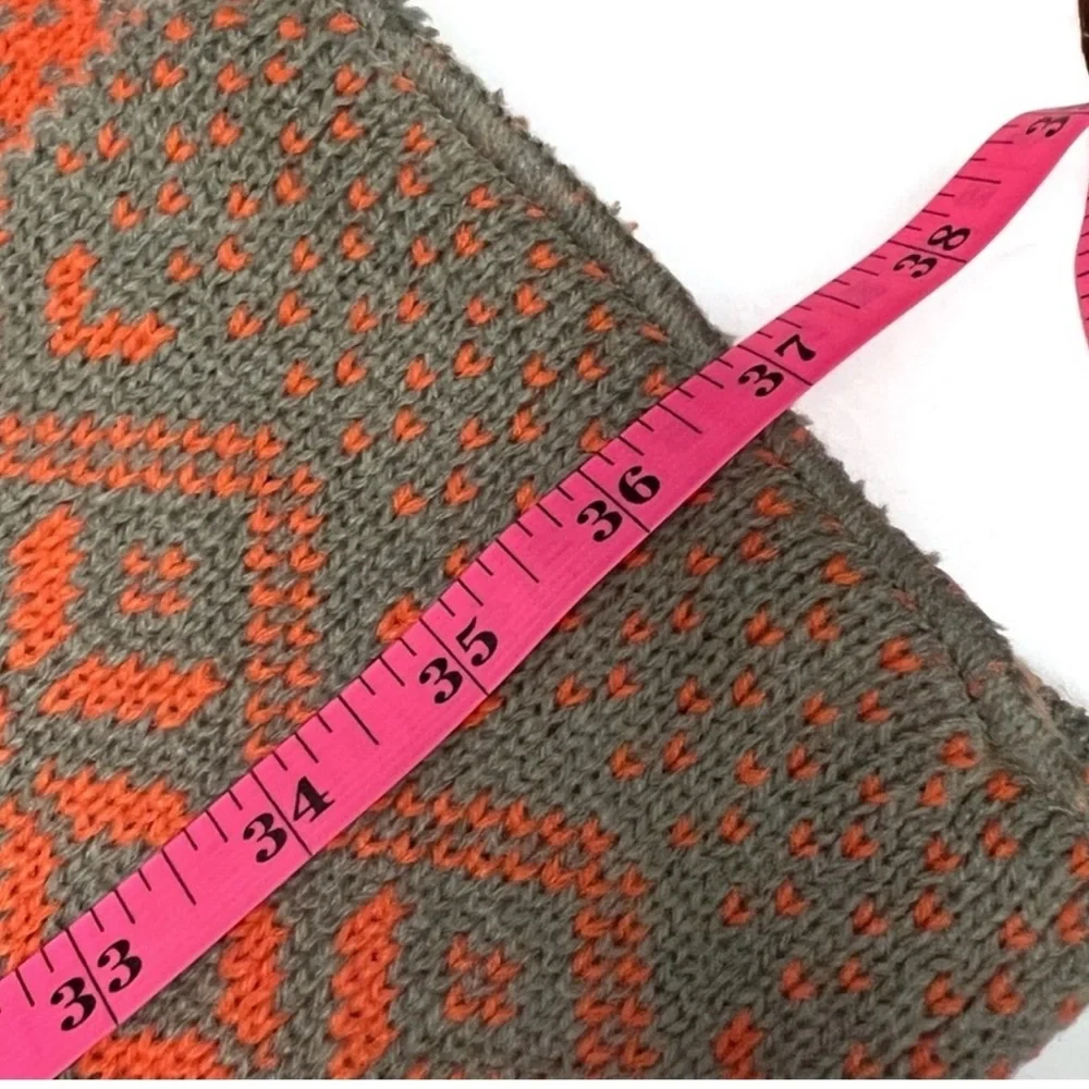 Oversized Winter Scarf Wide Unisex Knit Wrap Reversible